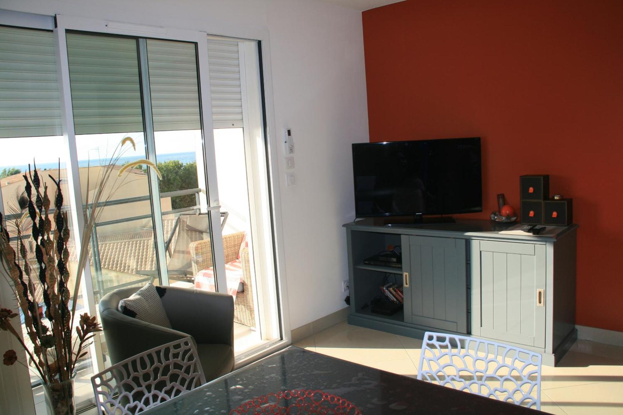 T3 Vue Mer 100M De La Plage Wifi Et Parking Saint-Pierre-la-Mer (Aude) Exterior foto